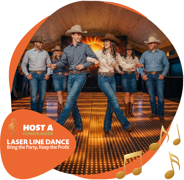 Laser Line Dance Fundraiser