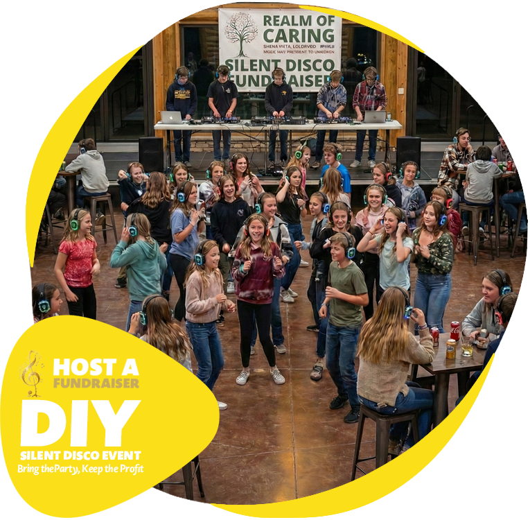 DIY Silent Disco Fund Raiser
