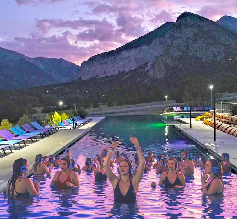 Silent Disco Infinity Pool